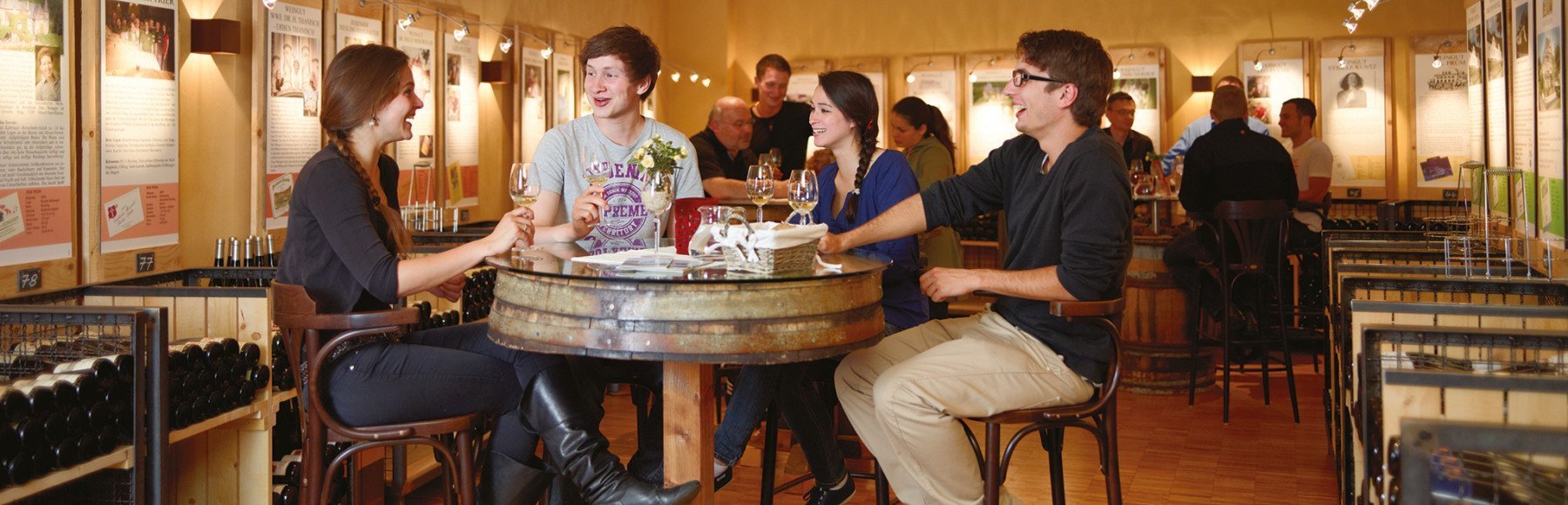 Dégustation de vin en « Oechsle Wein- und Fischhaus »